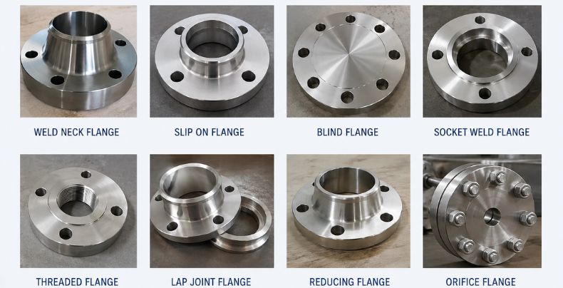 Common Types of Flanges Used in the Oil and Gas Industry