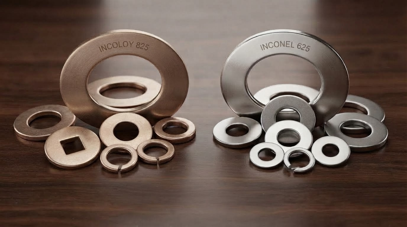 What Is the Difference Between Incoloy 825 and Inconel 625 Washers